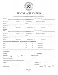 Maryland Rental Application Template
